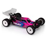 F2 - Xray Xb2 2025 Body, W/ Carpet / Turf / Dirt Wing, Clear