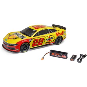 Losi 1/12 NASCAR RC Racecar Joey Logano No. 22 Shell 2025 Ford Mustan