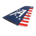 Hangar 9 Fin and Rudder: Hawk/T-45 140-160N