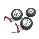 Hangar 9 Wheels Set with Brakes: Hawk/T-45 140-160N