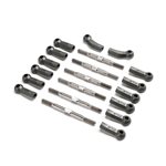 Team Losi Racing HD Turnbuckle Kit, Titanium: 22X