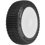 1/14 Hole Shot 3.0 F/R Tire MTD 12mm White Velocity (4): Typhon