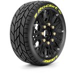 Louise RC Mft B-Rocket Soft 1/8 Buggy Tires, 17Mm Hex, 0" & 1/2" Offset, M