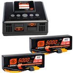 Spektrum Smart Powerstage 8S Surface Bundle: (2) G2 5000mAh 4S LiPo IC5 &
