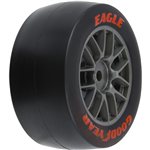 Proline 1/12 Goodyear Eagle Option Tire F/R MTD Gray Wheels (4): Losi NA