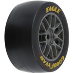 Proline 1/12 Goodyear Eagle Soft Tire F/R MTD Gray Wheels (4): Losi NASC