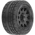1/18 Menace F/R Street Tires MTD 12mm Black Raid (4): Granite GR