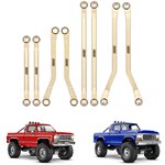 Injora Brass High Clearance Links for 1/18 TRX4M High Trail K10 F150 (4