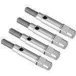 Injora 4PCS Stub Axles Short Axle Shafts for  TRX4M Diamond Portal Axle