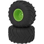 dBoots Chevron MT Tire Set, Glued, Green