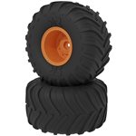 dBoots Chevron MT Tire Set, Glued, Orange