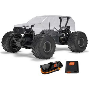 ARRMA 1/10 GORGON 2WD RTA Kit Brushed Monster Truck (Battery & Charger Included), Clear