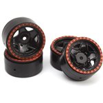 Cl-5 Beadlock Wheel 1.2In (Red/4Pcs)
