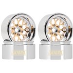 Injora 1.9 ModuWheel Brass & Aluminum -9.65mm Offset Wheels for 1/1