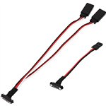 Injora Magnetic Snap-on JR 1-to-2 Y Cable for RC Models
