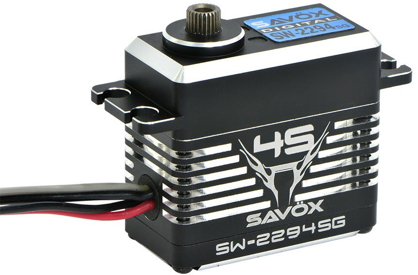 Savox 4S Direct Power High Voltage Brushless, Waterproof Servo 0.11Sec/1041.5Oz