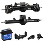 Injora +4mm Double Joint Planet Axles & Servo Kit for 1/24 Axial SC