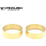 Vanquish Products 2.2 Brass Wheel Clamp Rings (Pair) 0.8 Width