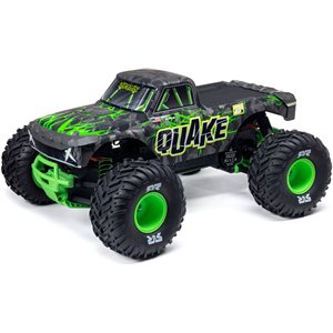 ARRMA 1/10 QUAKE 223S 2WD RTR Brushless Monster Truck, Green