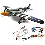 P-51D Mustang 20cc ARF, 69.5" with E-flite Electric Retract Set,