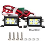 Injora 17/52/102/147mm Bright LED Light Bar for 1/10 RC Car