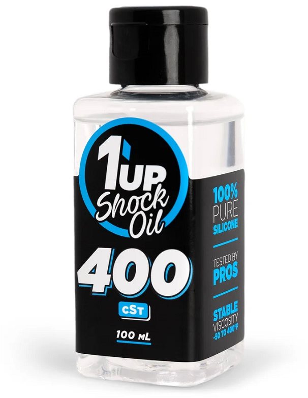 1UP Racing Pure Silicone Shock Oil - 100Ml - 400Cst/33.75Wt