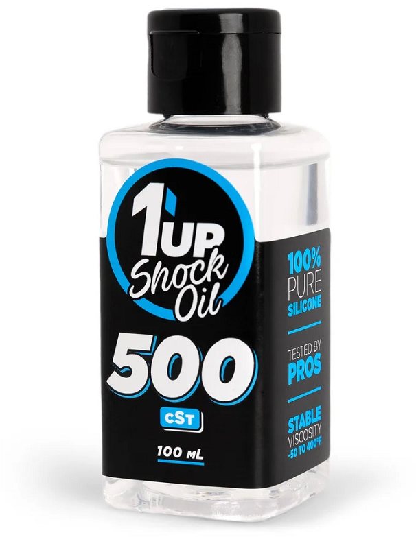 1UP Racing Pure Silicone Shock Oil - 100Ml - 500Cst/40Wt