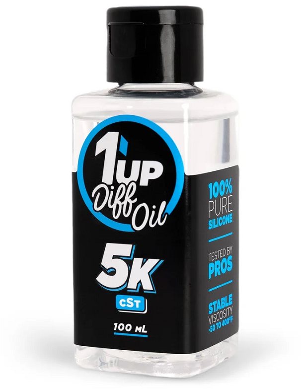 1UP Racing Pure Silicone Diff Oil - 100Ml - 5,000Cst