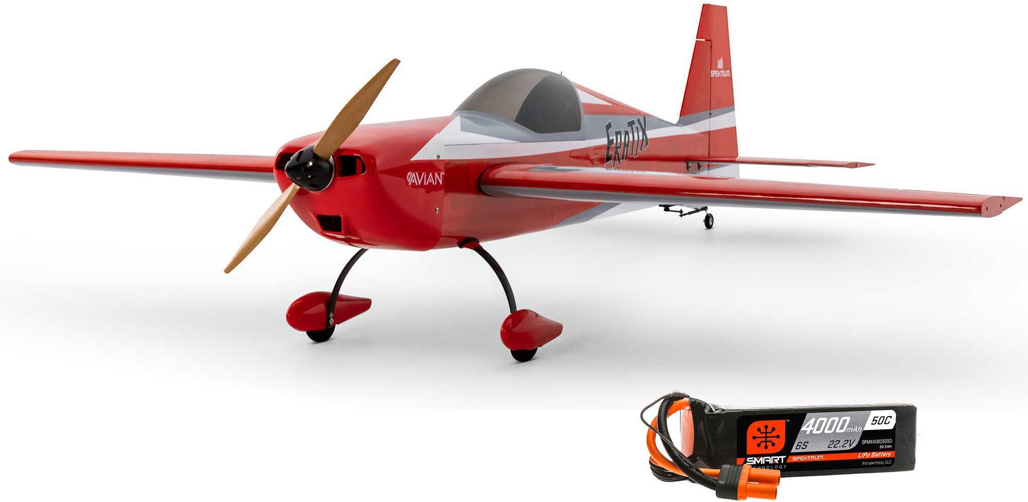 E-Flite Eratix 3D SWS 1.6m (64\") BNF Basic with Spektrum 6S 4000mAh 50C