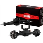 Injora +4mm Diamond Axles with Lay Down Servo Mount & Links for 1/1