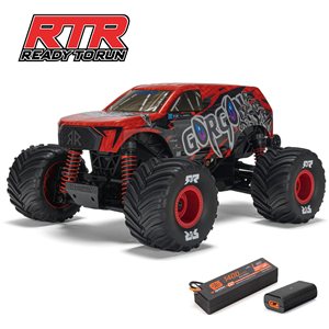 ARRMA 1/16 GORGON GROM 4X4 RTR Brushed Monster Truck (Battery & Charge