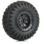 1/30 Aztek Front/Rear Mounted Black Clobber (4) for Axial SCX30