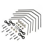 Team Losi Racing Sway Bar Set: 8X, 8XE