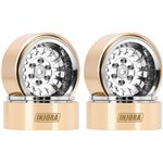 Injora 1.3 ModuWheel Brass & Aluminum Wheels for 1/18 1/24 RC Crawl