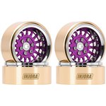 Injora 1.3 ModuWheel Brass & Aluminum Wheels for 1/18 1/24 RC Crawl