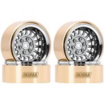 Injora 1.3 ModuWheel Brass & Aluminum Wheels for 1/18 1/24 RC Crawl