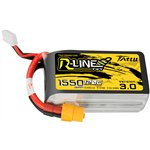 Tattu 1550mAh 4S 120C 14.8V R-Line Version 3.0 Lipo Battery Pack with