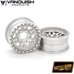 Vanquish Products Battle Born Wheels 1.9 Kilo - Clear