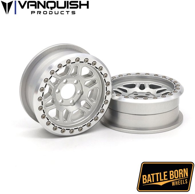 Vanquish Products Battle Born Wheels 2.2 Kilo - Clear