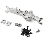 Treal Hobby H10 Optic 7075 CNC-Machined Aluminum Front Axle Housing (Silver)