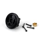 Flywheel & Collet, Steel, 4 Shoe: 8B, 8T