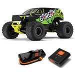 ARRMA GORGON 2wd MT1/10 RTR Smart 3300 7C S120 USB Yellow - 2024
