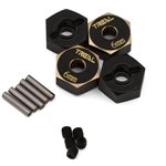 Treal Hobby Treal Hobby Axial SCX10 II Brass Hex Adapters (4) (6mm Offset)