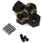 Treal Hobby Treal Hobby Axial SCX10 II Brass Hex Adapters (4) (8mm Offset)