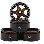 Treal Hobby Treal Hobby 1.9" Type E Classic 5-Spoke Beadlock Wheels (Bronze/