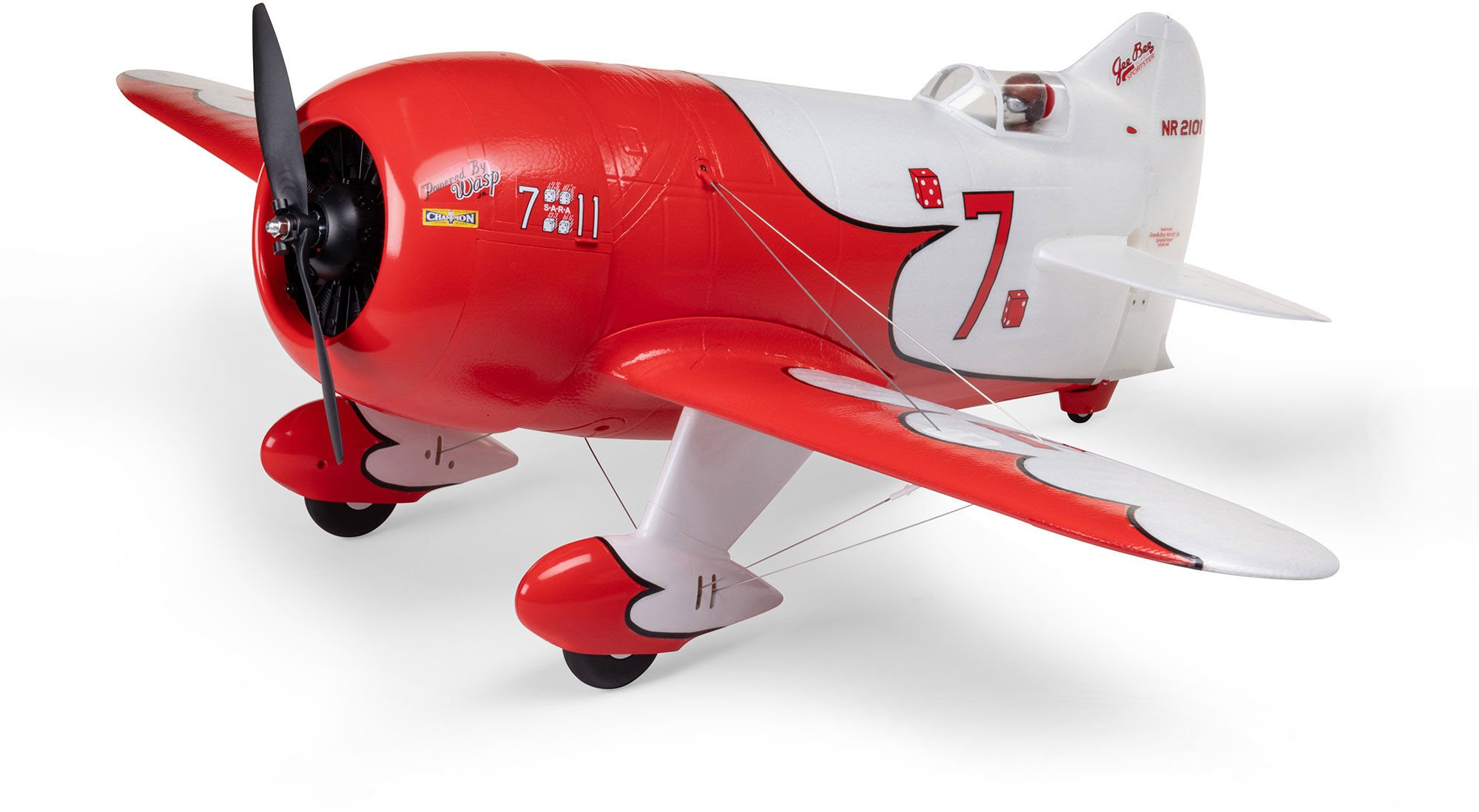 E-Flite Gee Bee R-2 1.0m BNF Basic with AS3X+ and SAFE Select