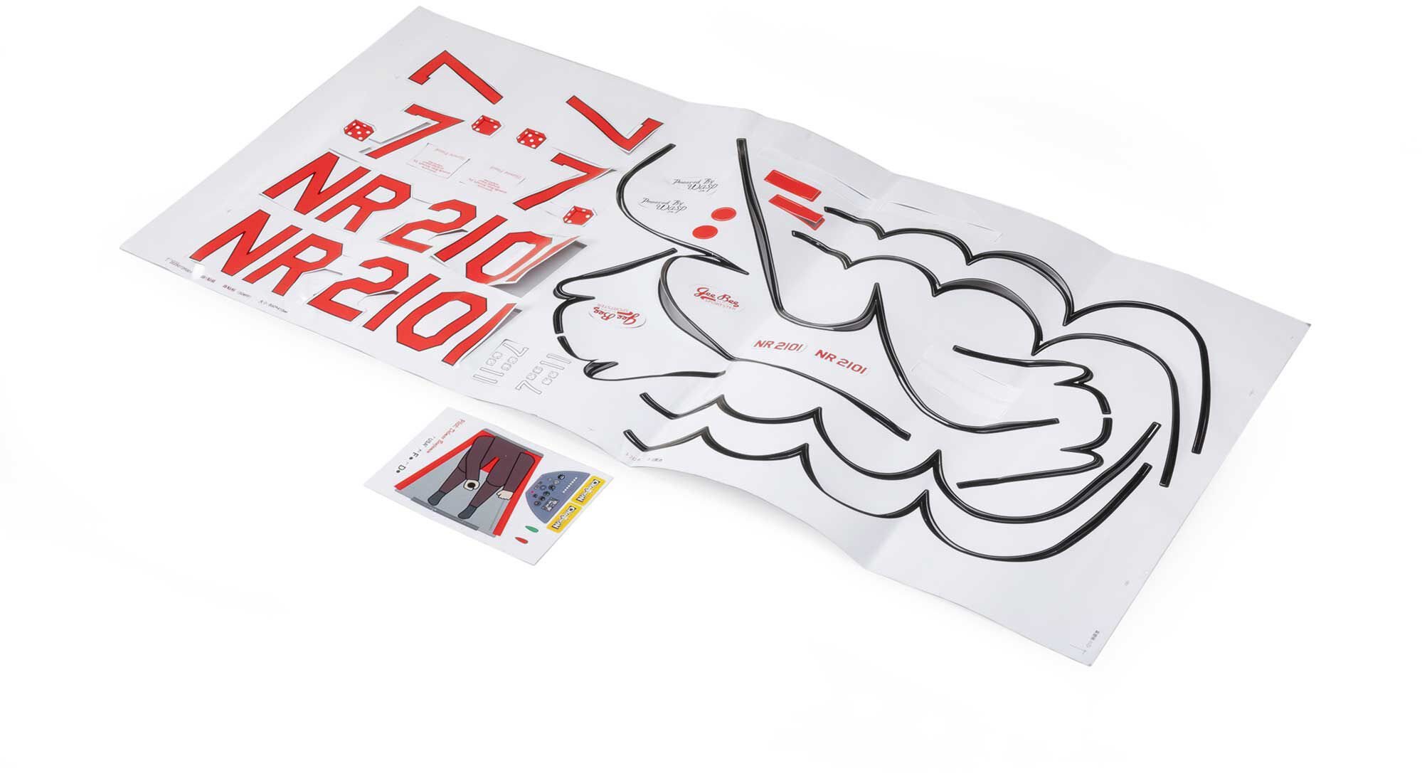 E-Flite Decal Set: Gee Bee R-2 1.0m