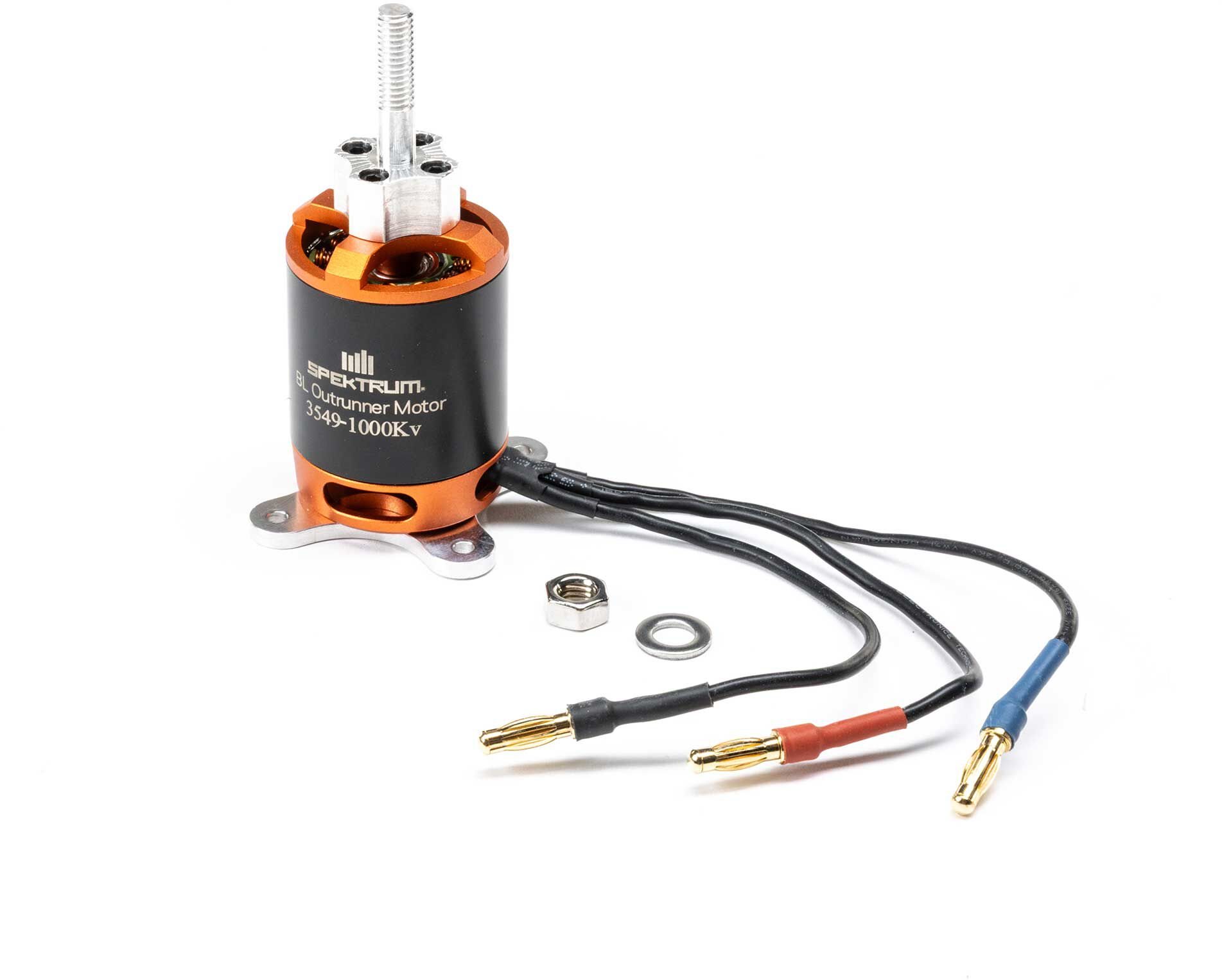 Spektrum 3549-1000Kv Outrunner Brushless Motor, 14-Pole