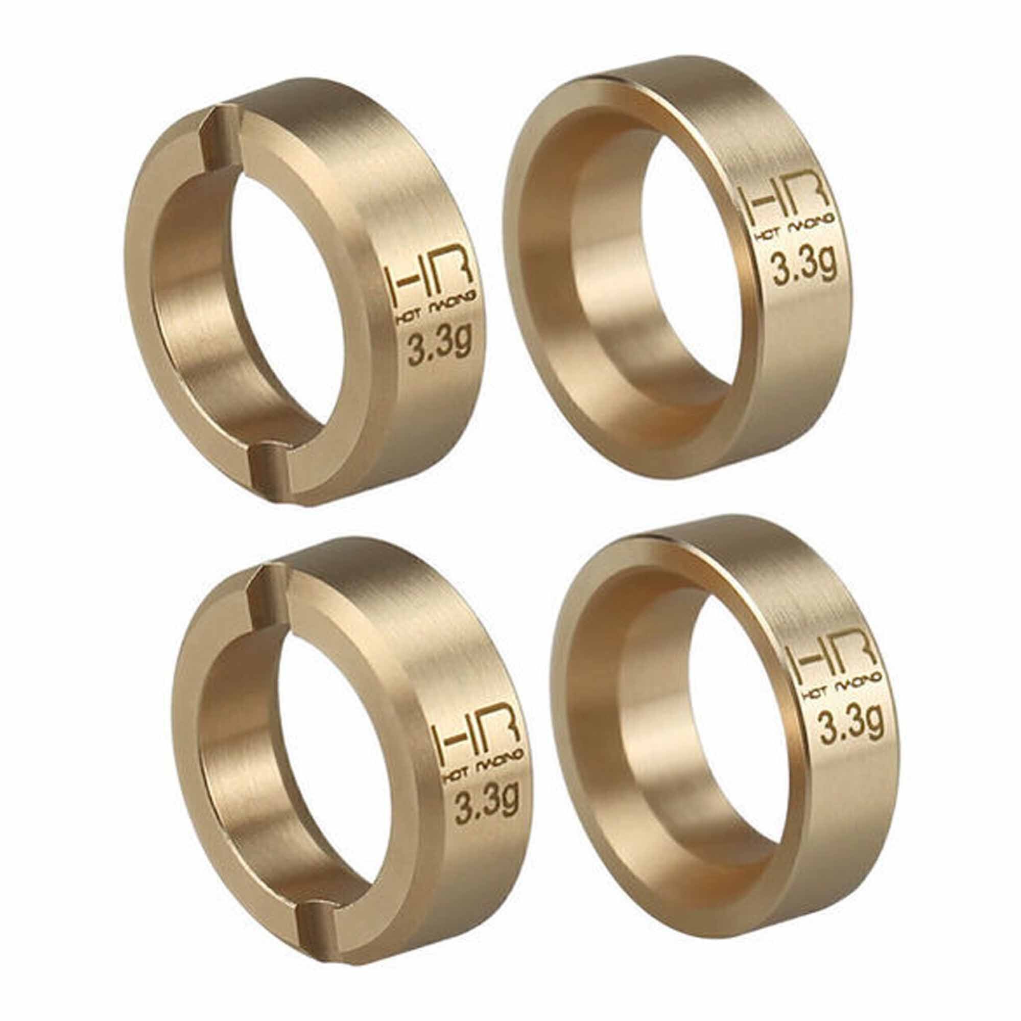 Hot Racing 3.3g Brass Wheel Weights