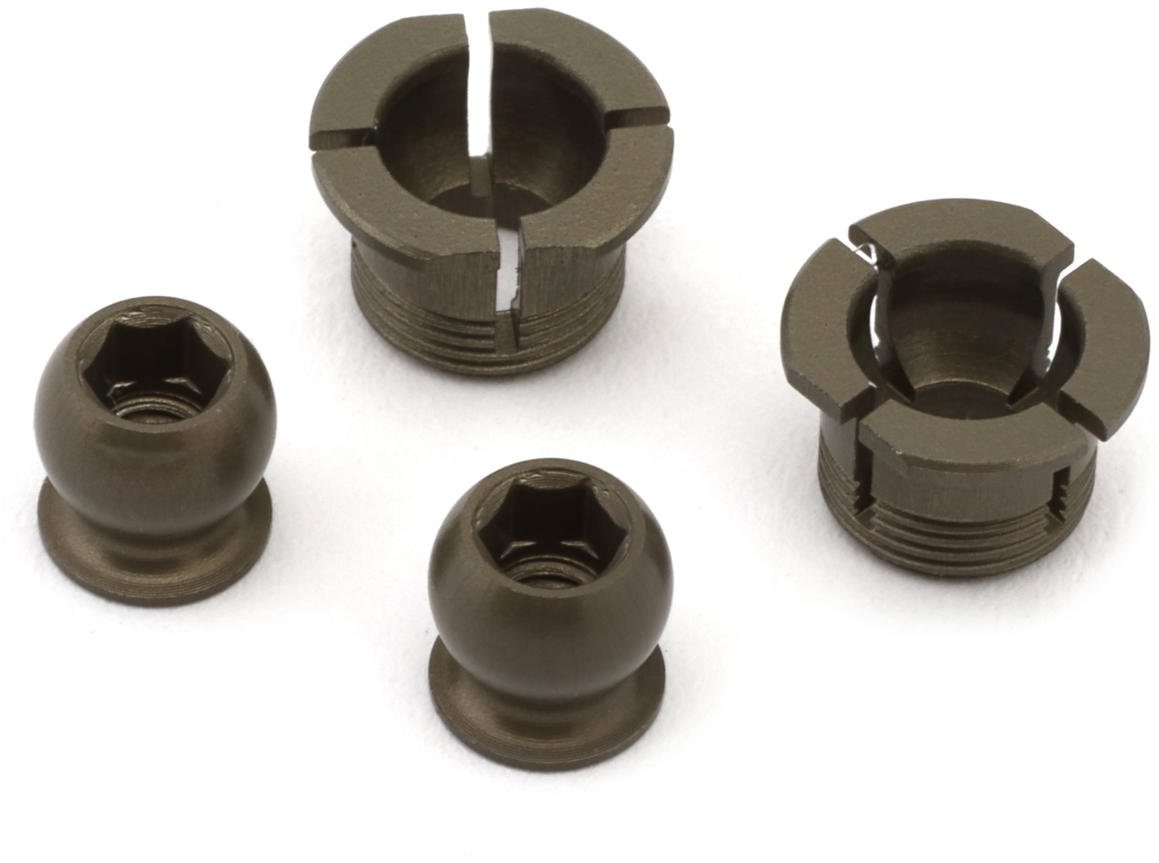 Yokomo Yokomo Aluminum Hard-Coated Suspension Balls (2) (MS1.0/MS2.0)